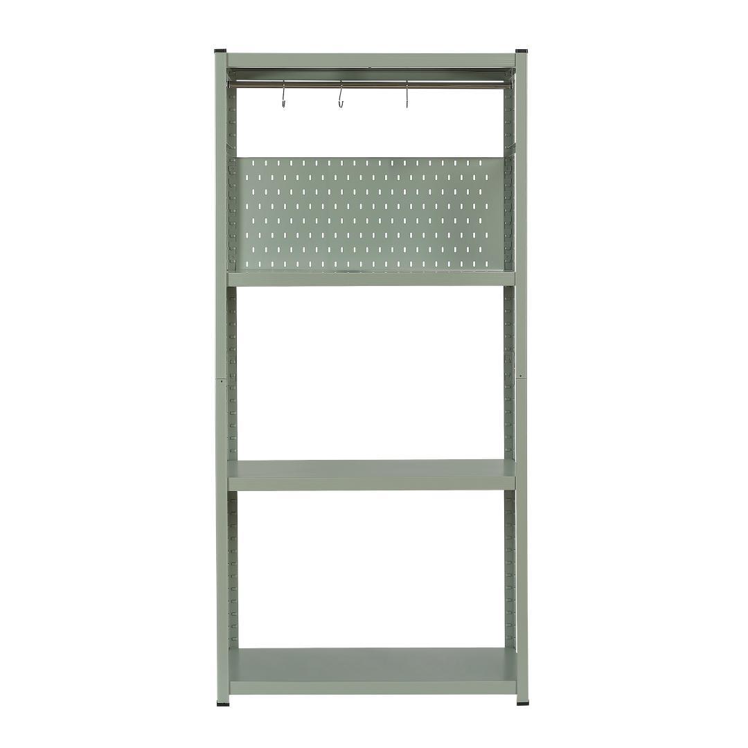 新作発表タイムセール中！スチール製可動ラック　分割可能　大容量　GREEN