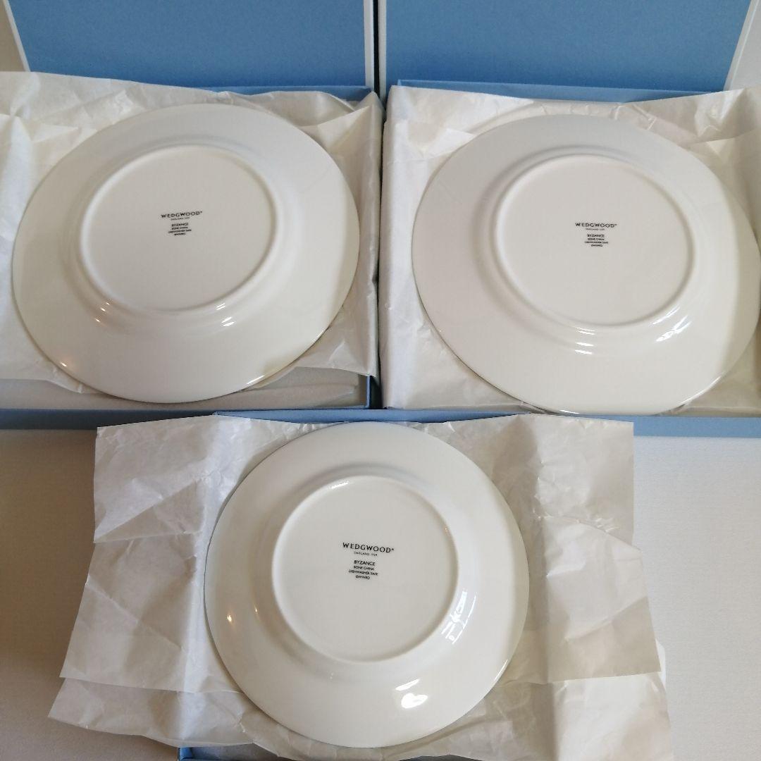 【激レア/未使用】ウェッジウッド デザートプレート3枚セット ビザンス