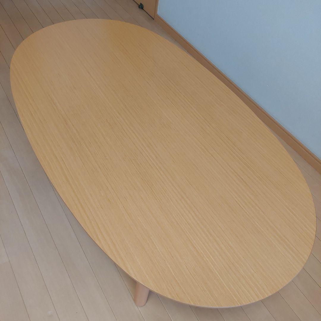無印良品　円形 木製 こたつテーブル