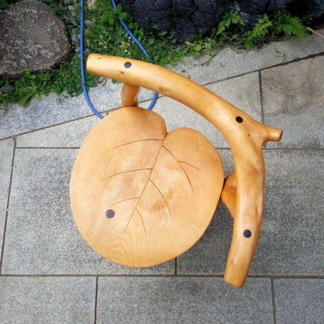 自然木の椅子　芸術作品　家具　ハンドメイド　オリジナル　唯一無二