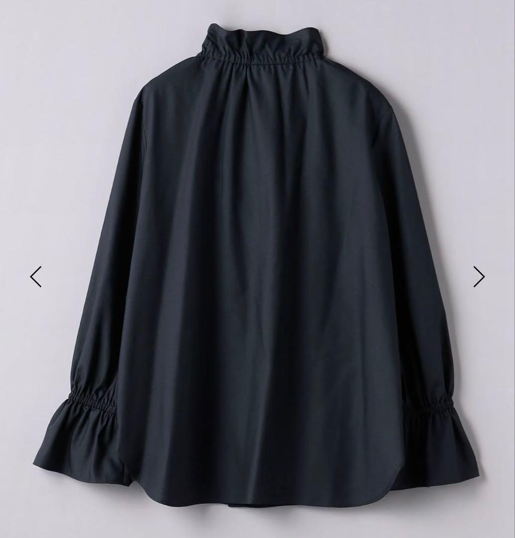 【新品未使用】UNITED ARROWS フリルカラー　フレアスリーブ　ブラウス