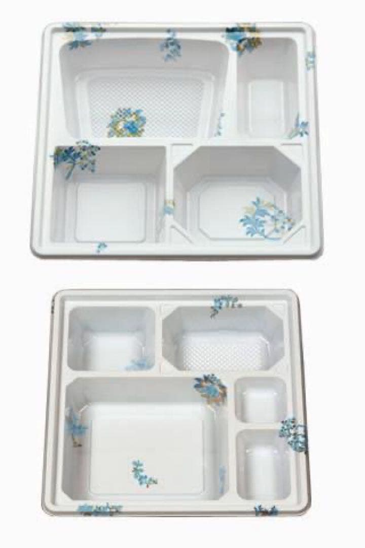 紙製二段弁当容器　70-70道参二段会席　睦月八重山セット　50セット　新品