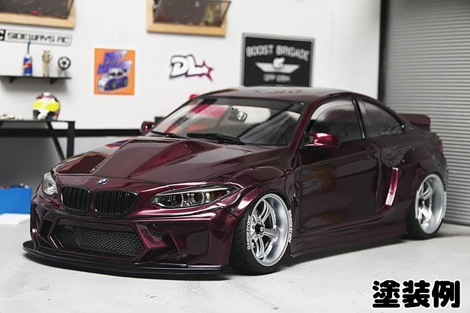 新品 無塗装 BMW M2 F22 APLASTICS ラジドリ ボディ
