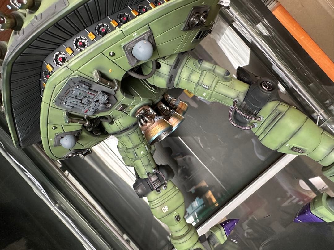 ビグザム　巨大徹底改修一点物　ガンプラ　ガンダム　コアブースター2機