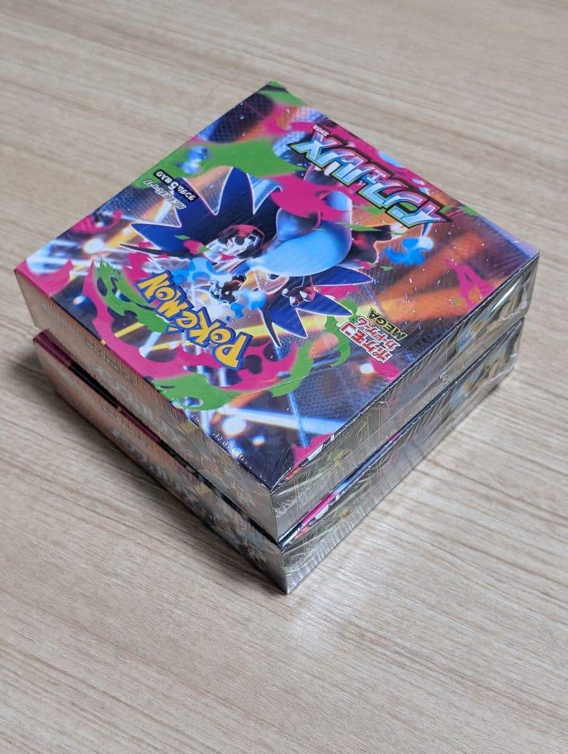 未開封シュリンク付き　MEGAドリームex 6BOX、インフェルノX 2BOX