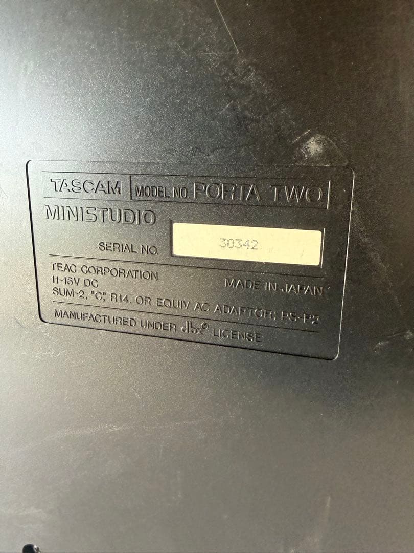 TASCAM PORTA TWO MINISTUDIO カセットMTR(a64)
