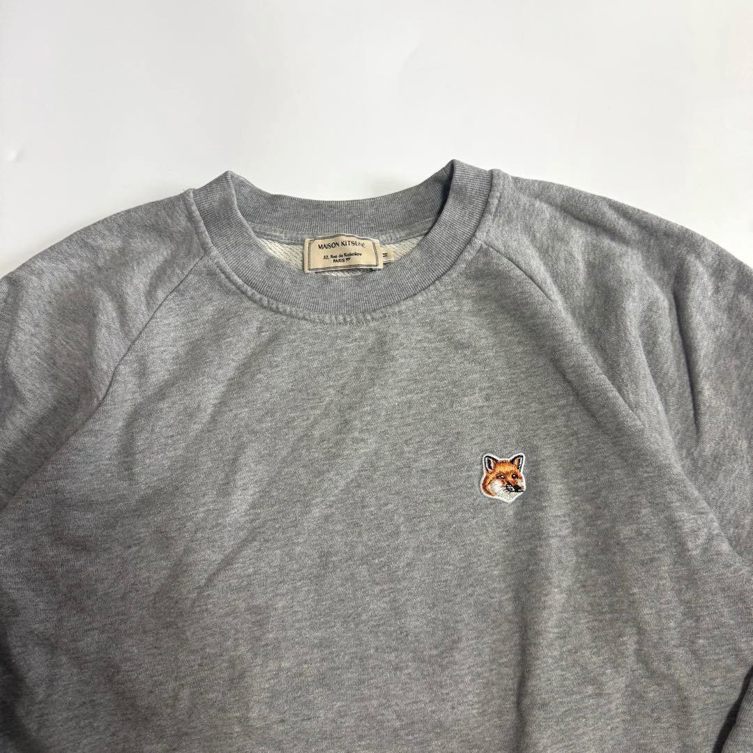 MAISON KITSUNE メゾンキツネ　トレーナー スウェット グレー Ｍ