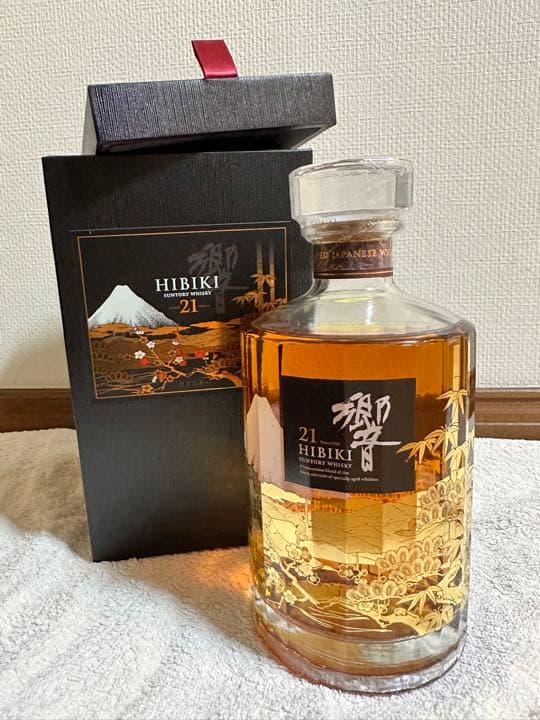 【完品】響21年意匠ボトル限定花鳥風月