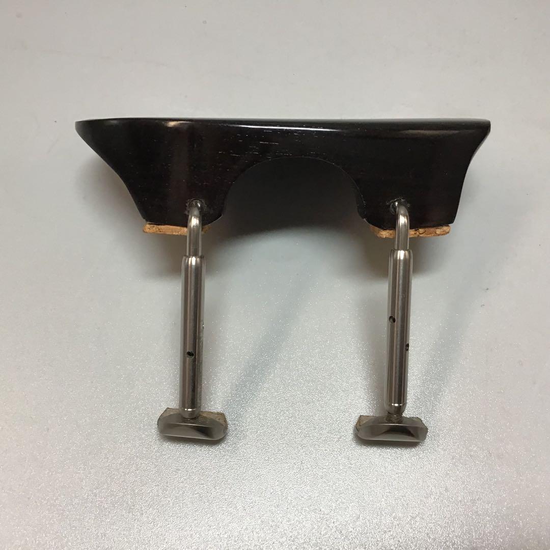 希少品　バイオリン　or ビオラ　顎当て　フレッシュタイプ　インド黒檀エボニー