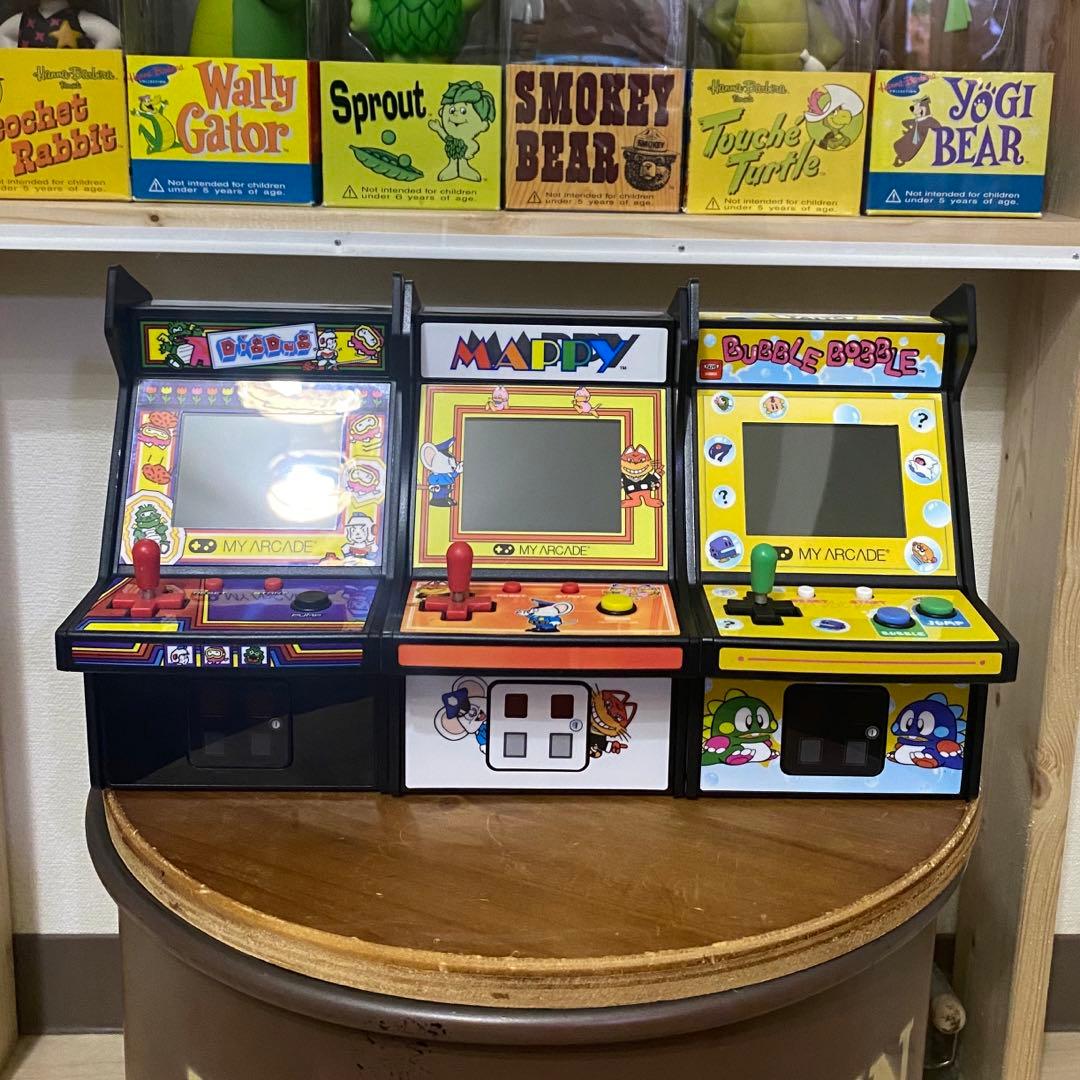 TAITO レトロアーケード マイクロプレーヤー ディグダグ 他 3個セット