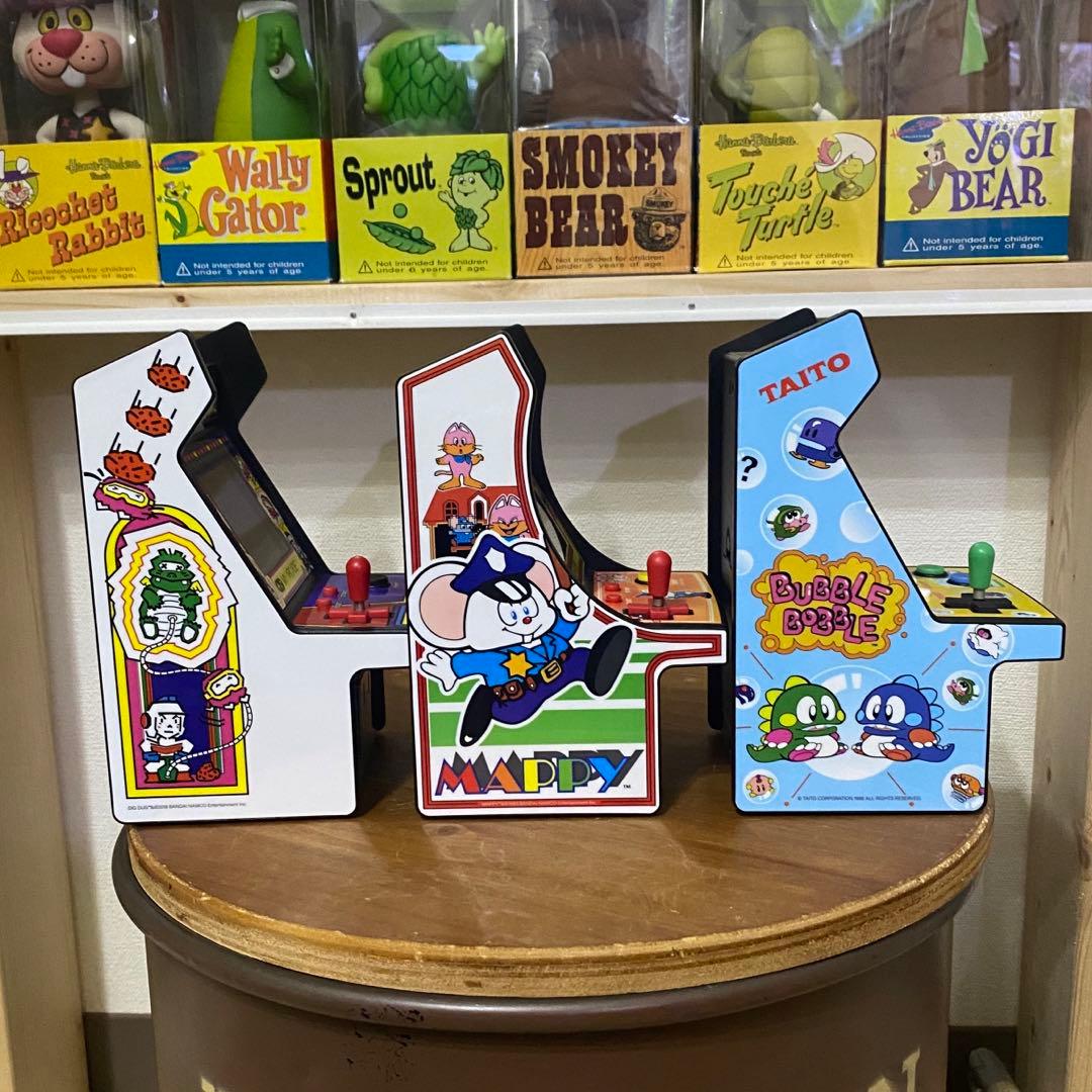 TAITO レトロアーケード マイクロプレーヤー ディグダグ 他 3個セット