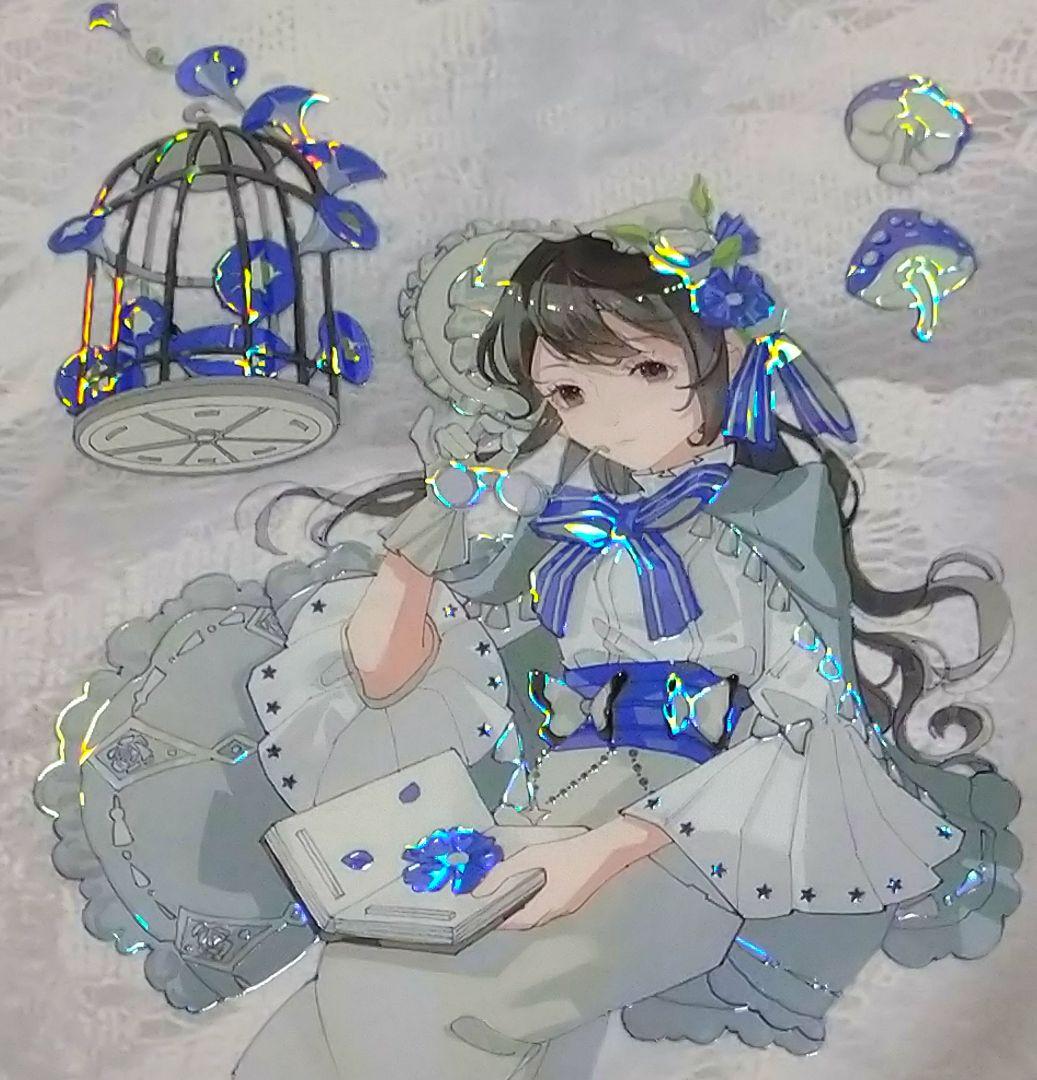 J665＃紫韵童谣(贝壳光)一木一横切り売り海外人物マステ女の子