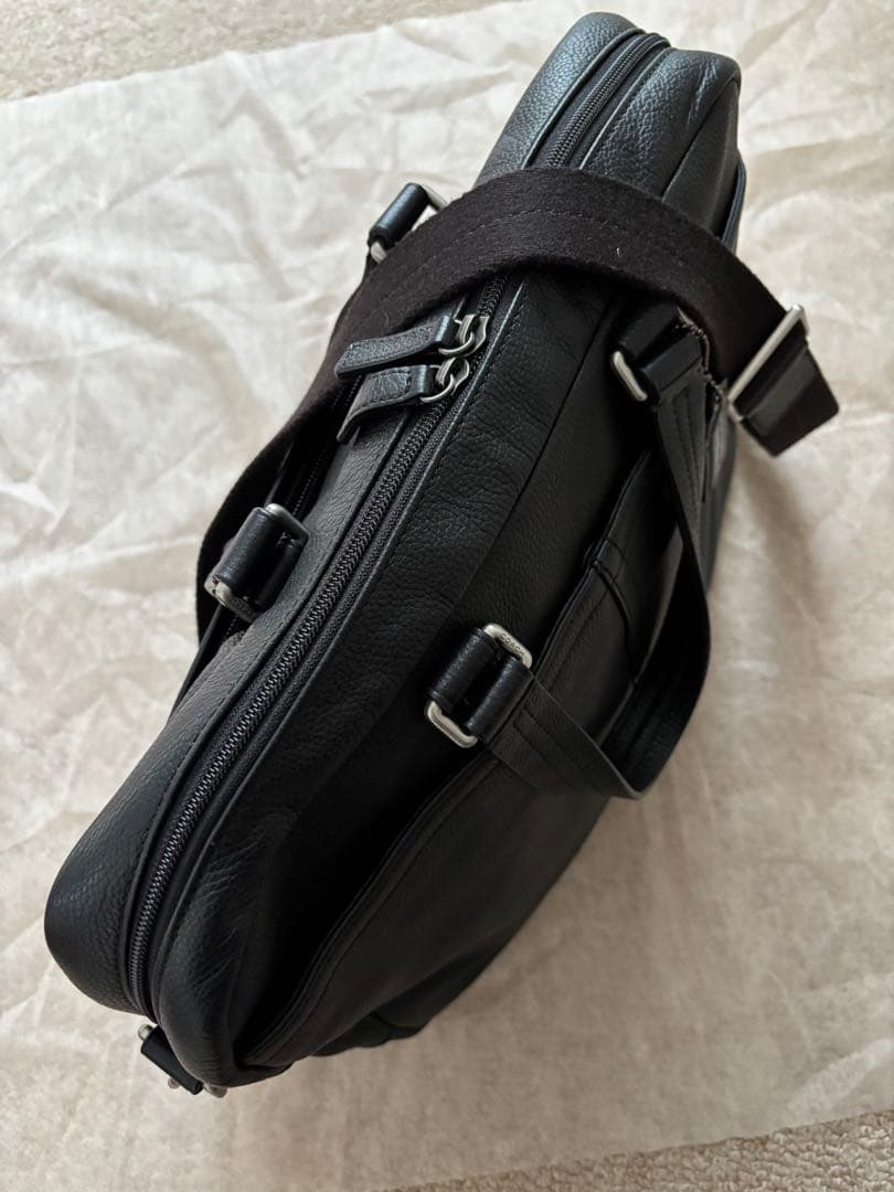 超美品‼️COACH コーチ本革2ウェイ メンズビジネスバッグ BLACK