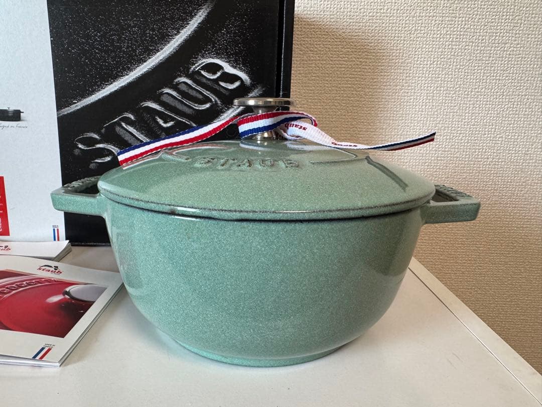 STAUB ストウブ ワナベ Wa-NABE M 18㎝ セージグリーン