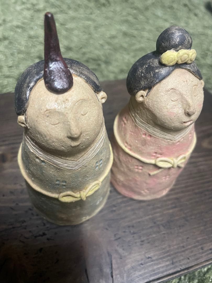 大野素子　雛人形　ペア　ひな祭り