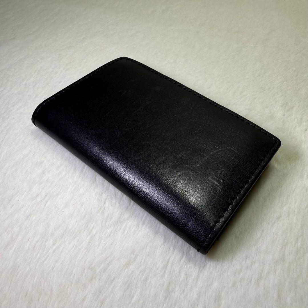 Hender Scheme 黒 レザー 名刺入れ　カードケース　定期入れ