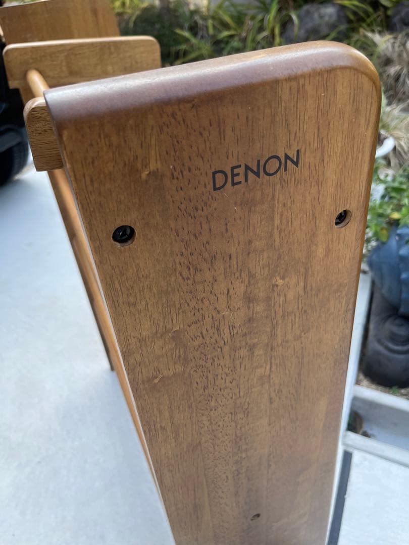 希少 DENON 木製 CDラック インテリア アンティーク