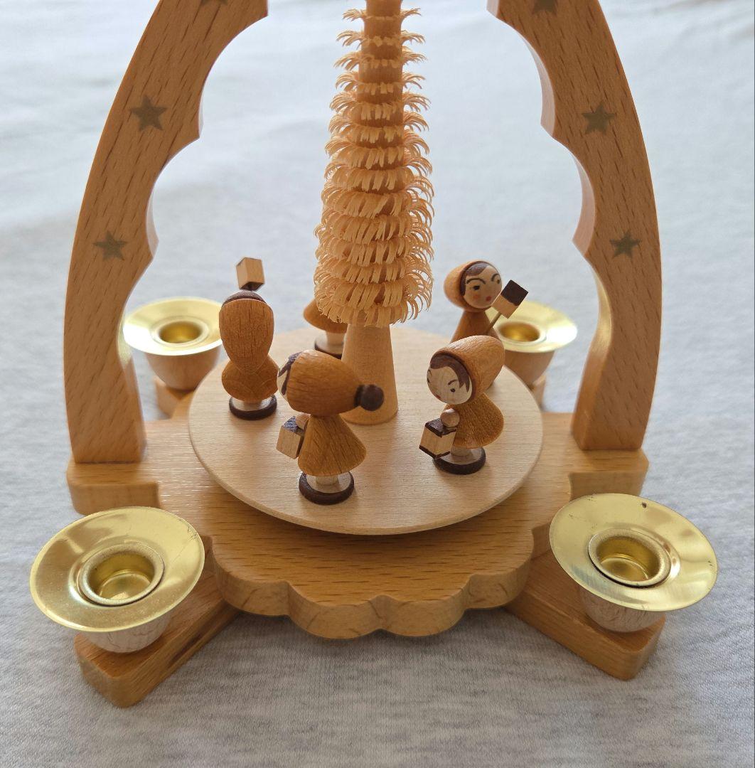 ★良品★ドイツ　クリスマス　ウィンドミル　キャンドル　ザイフェン