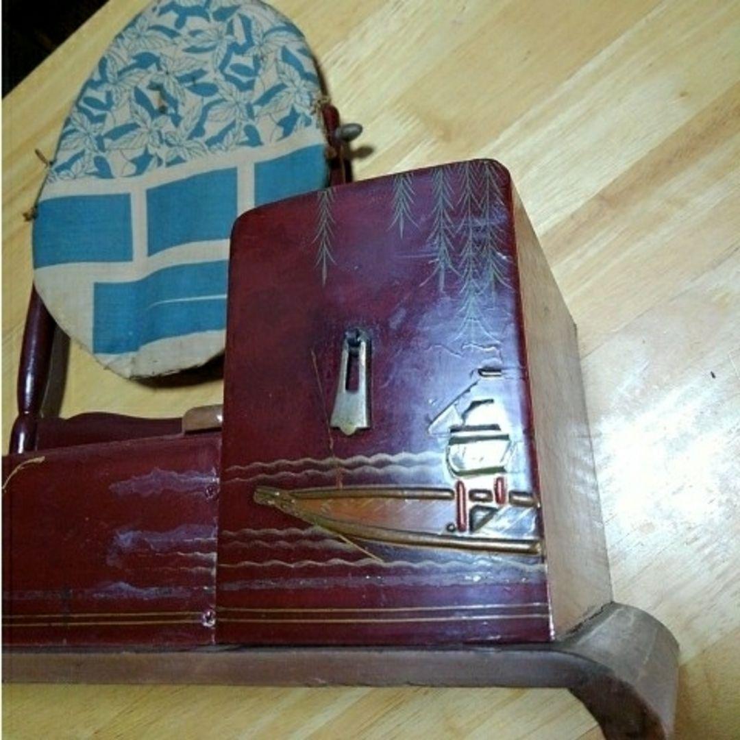 レトロ商品 和風化粧台 鏡付き