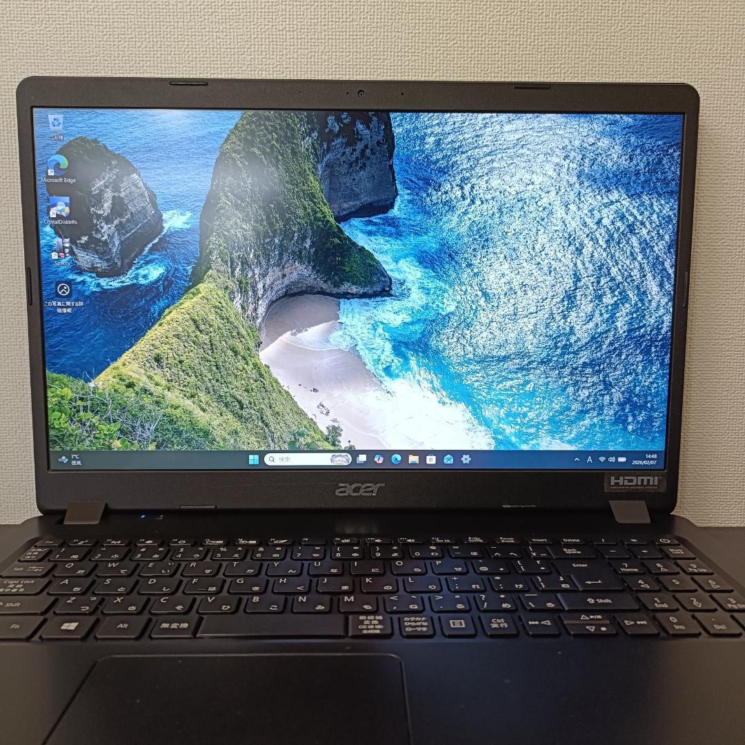 ノートPC 10世代 Corei5 Windows11 SSD メモリ8GB 黒