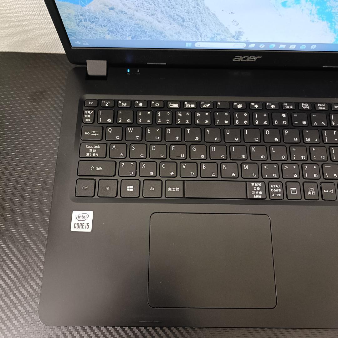 ノートPC 10世代 Corei5 Windows11 SSD メモリ8GB 黒