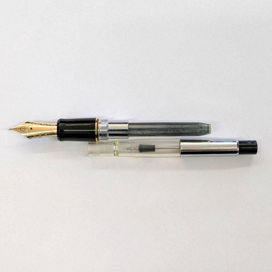 パイロット カスタム 743 万年筆 ブラック 15 M 中字 箱 付属品つき