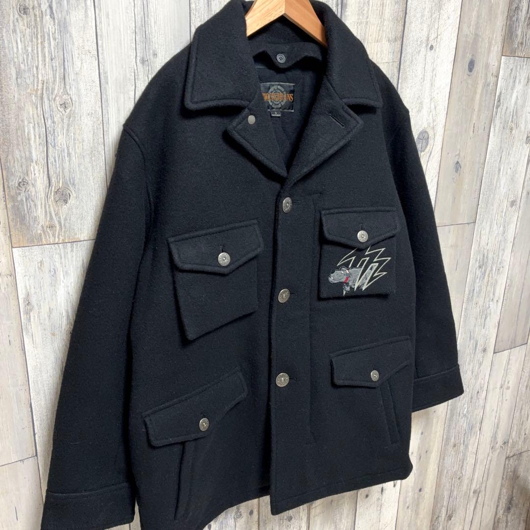 90s FICCE JEANS フィッチェ ウールジャケット ヨシユキコニシ L