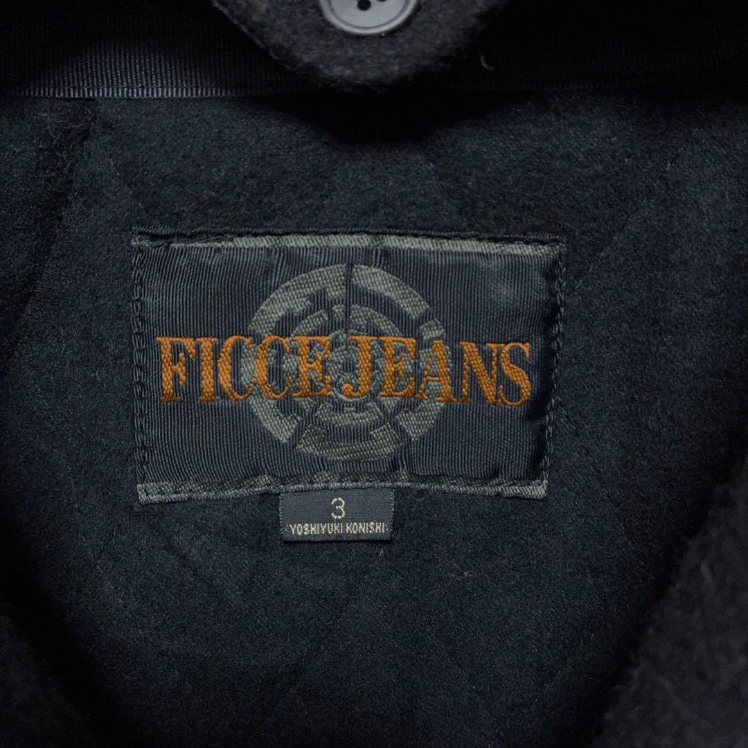 90s FICCE JEANS フィッチェ ウールジャケット ヨシユキコニシ L