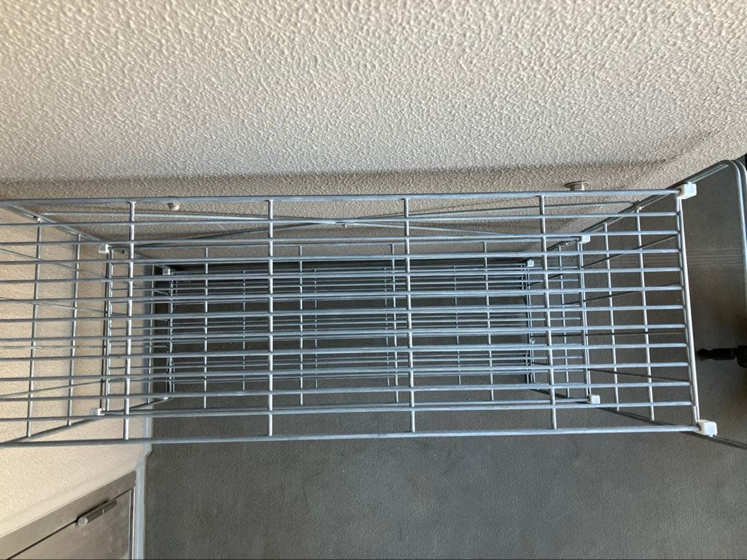 【最終値下】無印良品　溶融亜鉛ガーデンシェルフ・３段組立て式