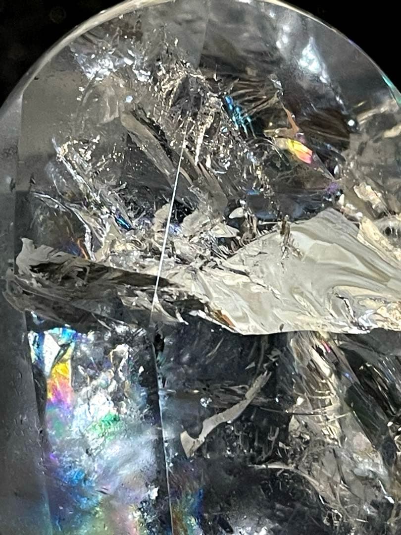 水晶♡ハート型(置物)珍しい綺麗なカットタイプ