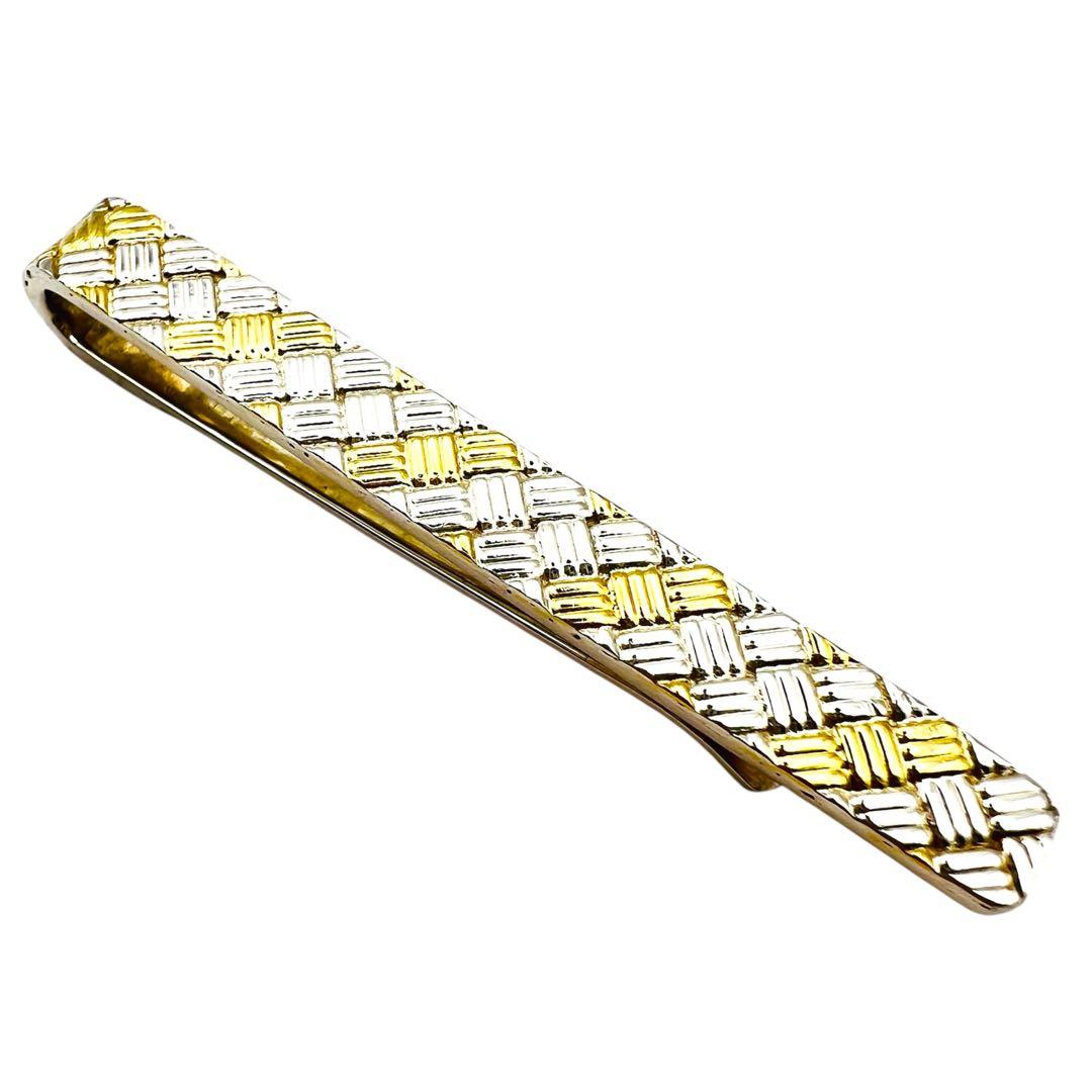 美品　ティファニー　タイピン＆カフス　シルバー　18K 14K
