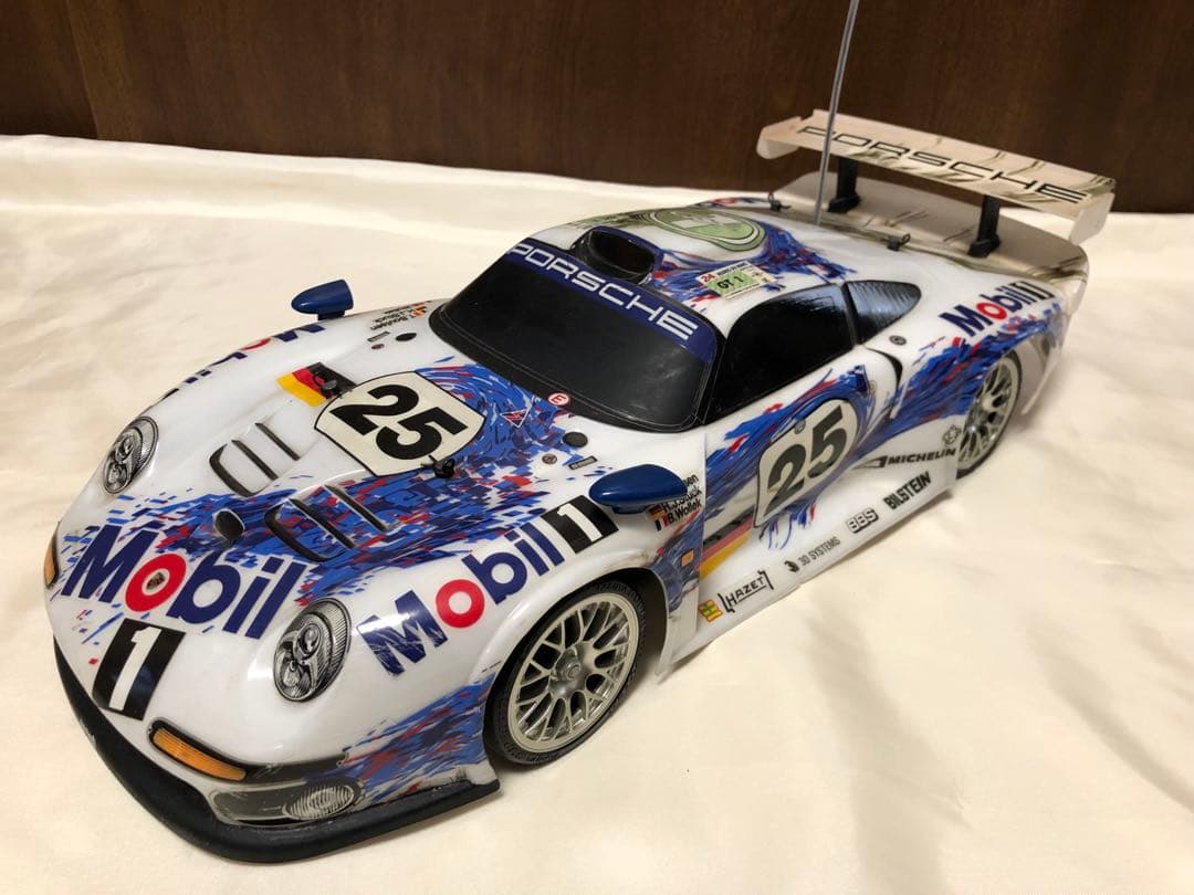 ジャンク品 タミヤ ポルシェ 911 GT1(プロポ付き)