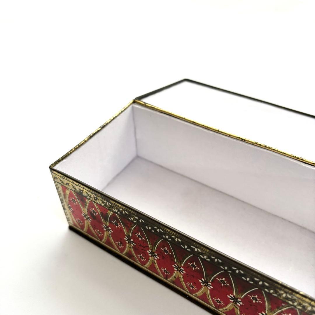 アンティーク ヴィンテージ ジュエリーボックス｜リメイク缶 小物入れ 一点物