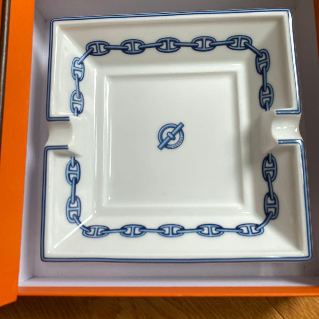 美品　エルメス　灰皿シェーヌダンクル