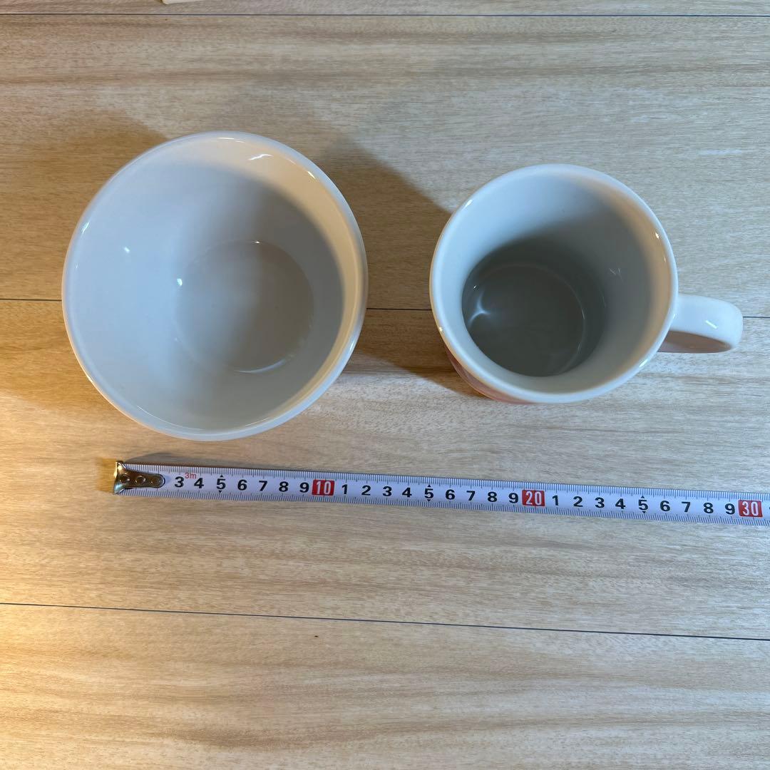 ルクルーゼ　食器セット　オブロングプレート　フラワーディッシュ　マグ　ボウル