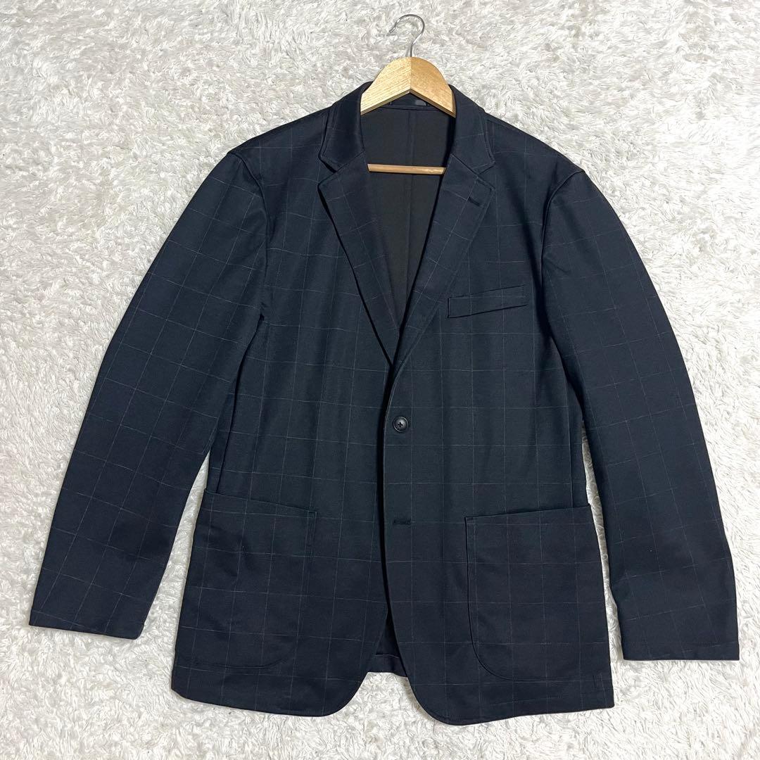 ✨美品✨パジャマスーツ AOKI 洗える セットアップスーツ チェック XL