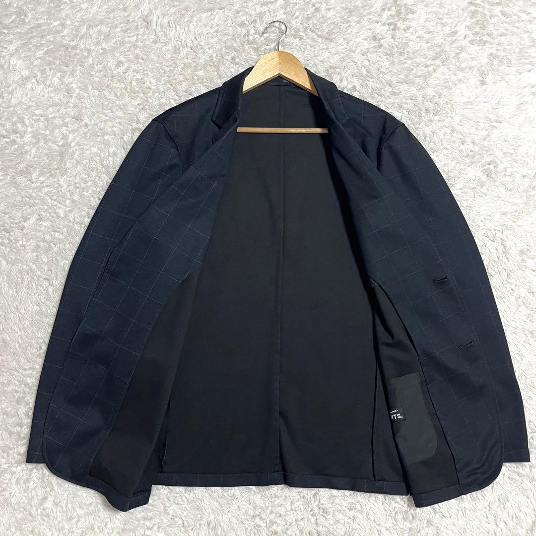 ✨美品✨パジャマスーツ AOKI 洗える セットアップスーツ チェック XL