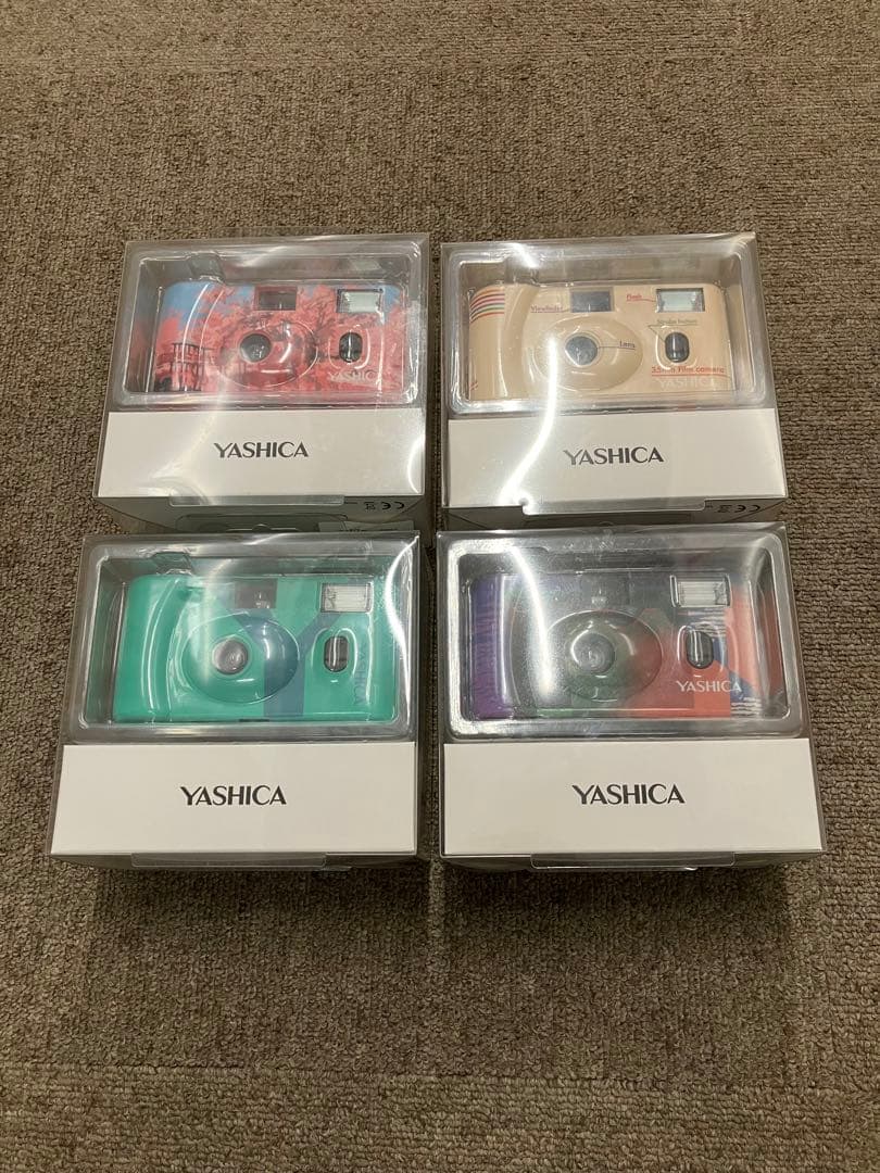 【未開封】YASHICA ヤシカ フィルムカメラMF-1シリーズ 4個セット