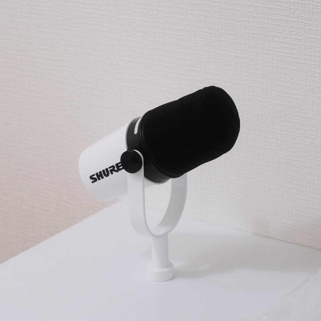 Shure MV7+ ダイナミックマイク ホワイト