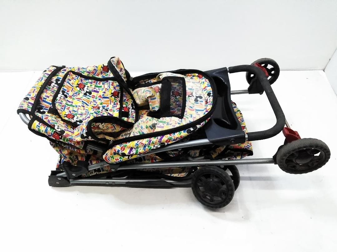 ペットパラダイスクリエイティブヨーコペット用カート 4輪ディズニーキャラクター□