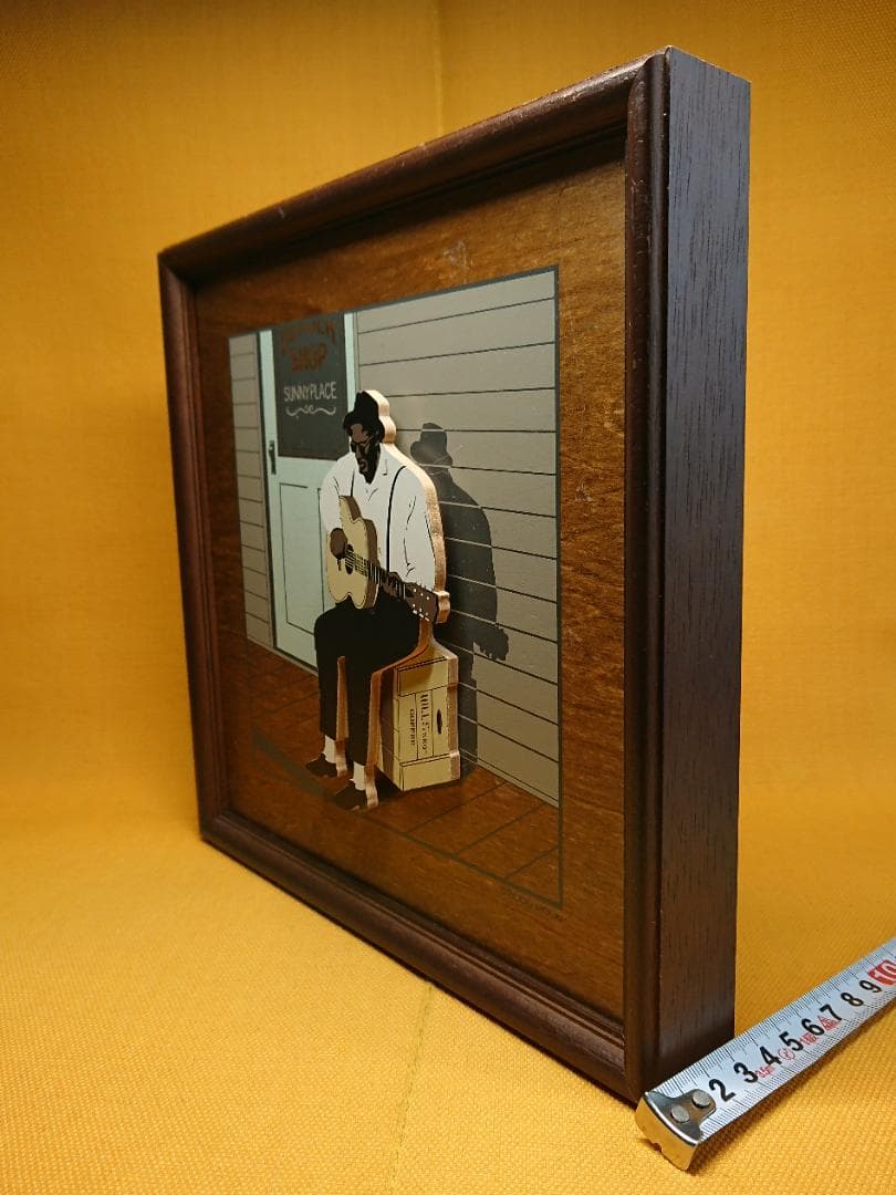 オルゴール　Jazz　Blues　置物　インテリア　工芸品　美術品　A2715