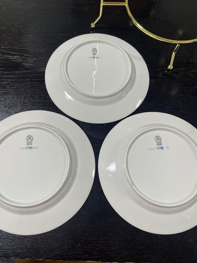 ロイヤルコペンハーゲン ロイヤルパレス ケーキ皿＆新品ケーキスタンド3段
