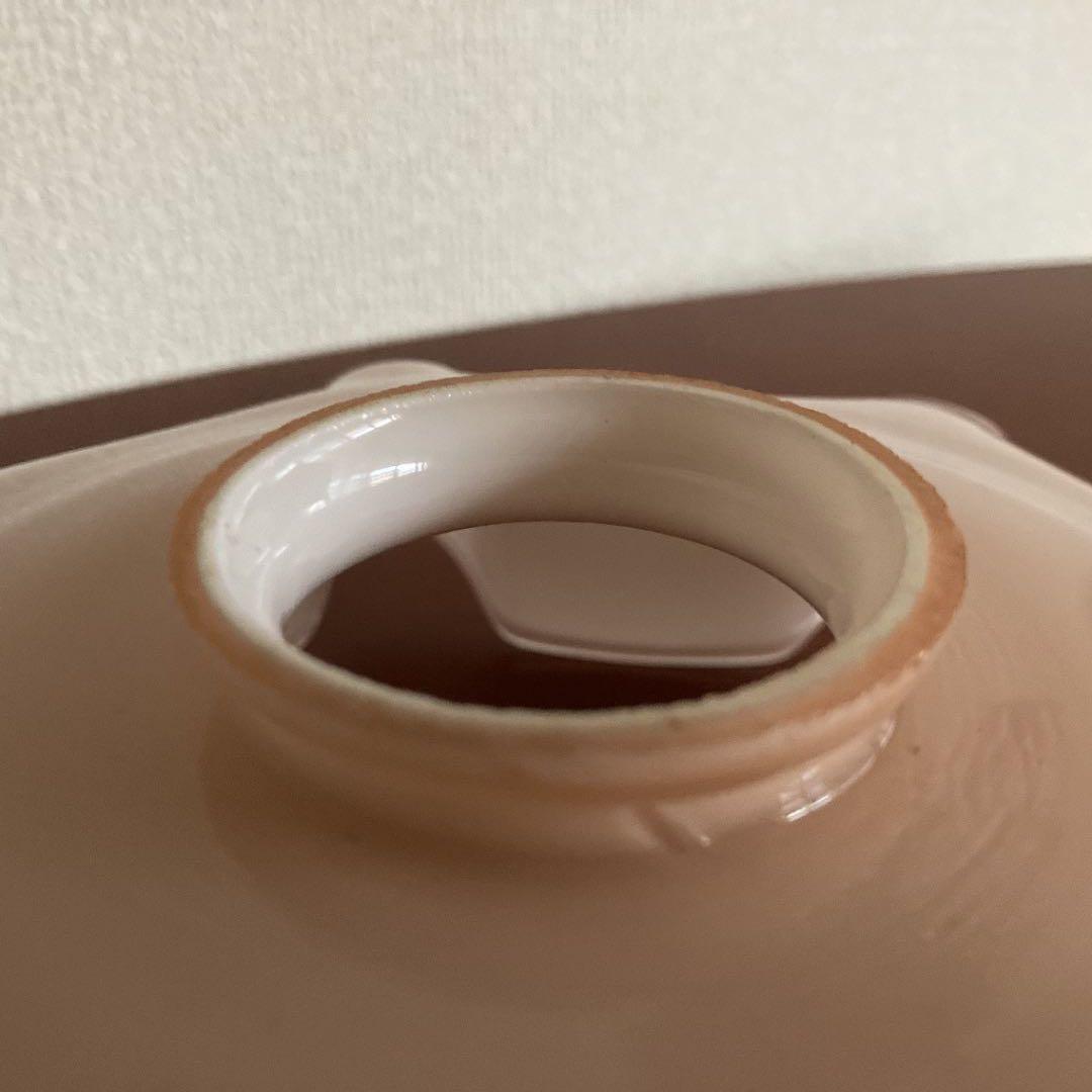 フレンチ　アンティーク　ランプシェード　ミルクガラス　カフェライト　ピンク