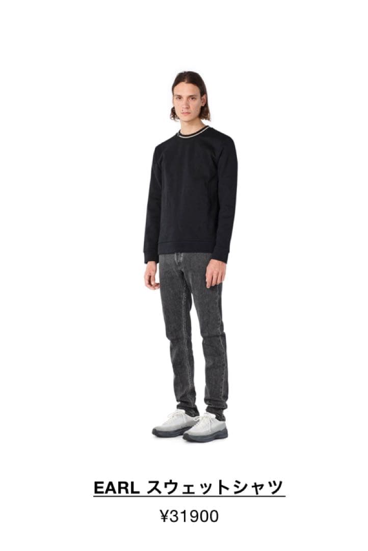 A.P.C. EARL スウェットシャツ ブラック S