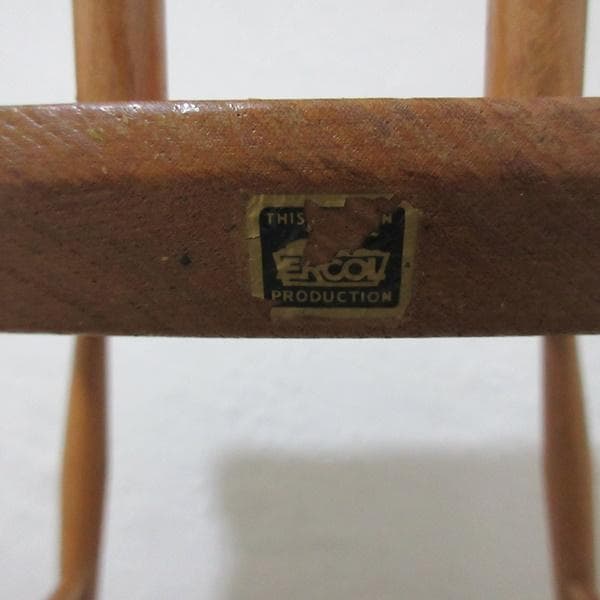 イギリス ビンテージ 家具 ercol チェア フープバック 英国 4723e