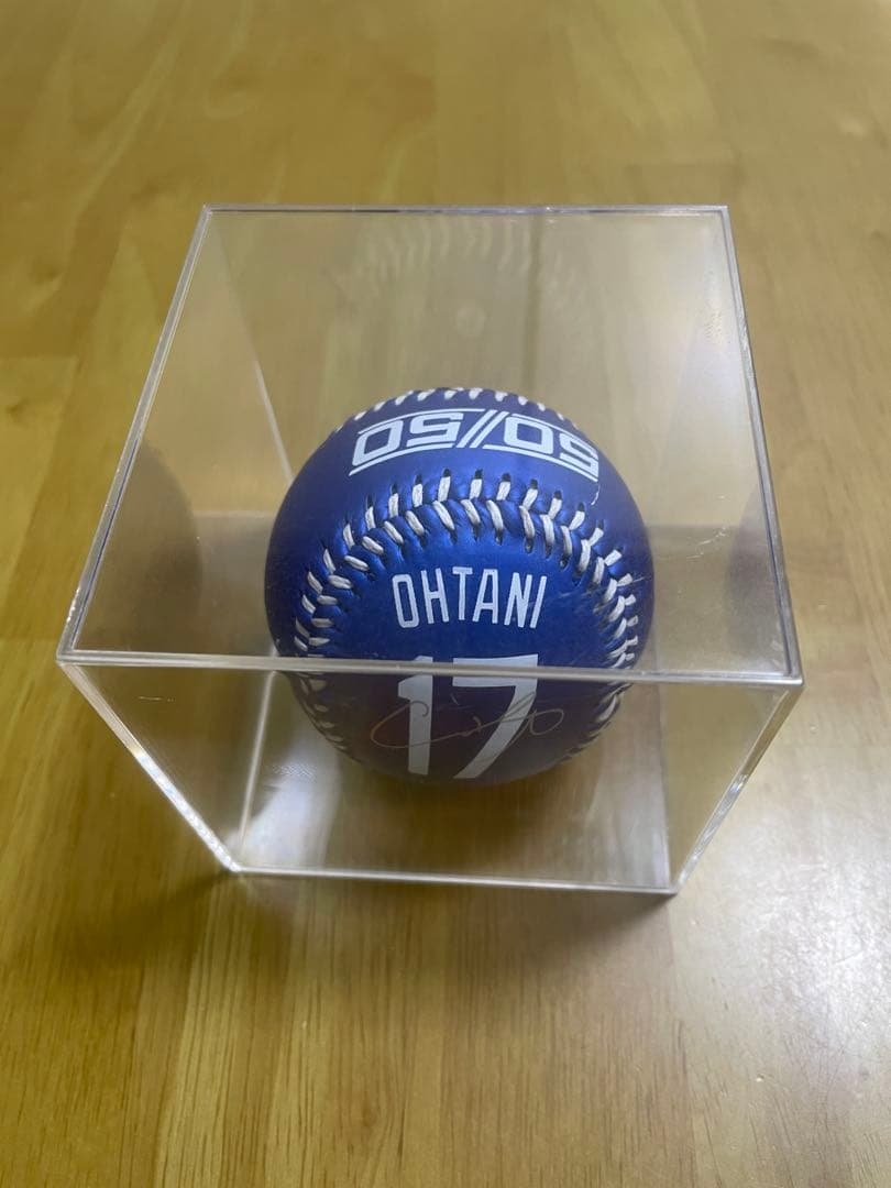 新品 MLB ドジャース 大谷選手 チャンピオンリング 指輪 &青ボール