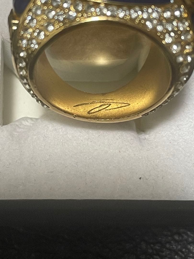 新品 MLB ドジャース 大谷選手 チャンピオンリング 指輪 &青ボール