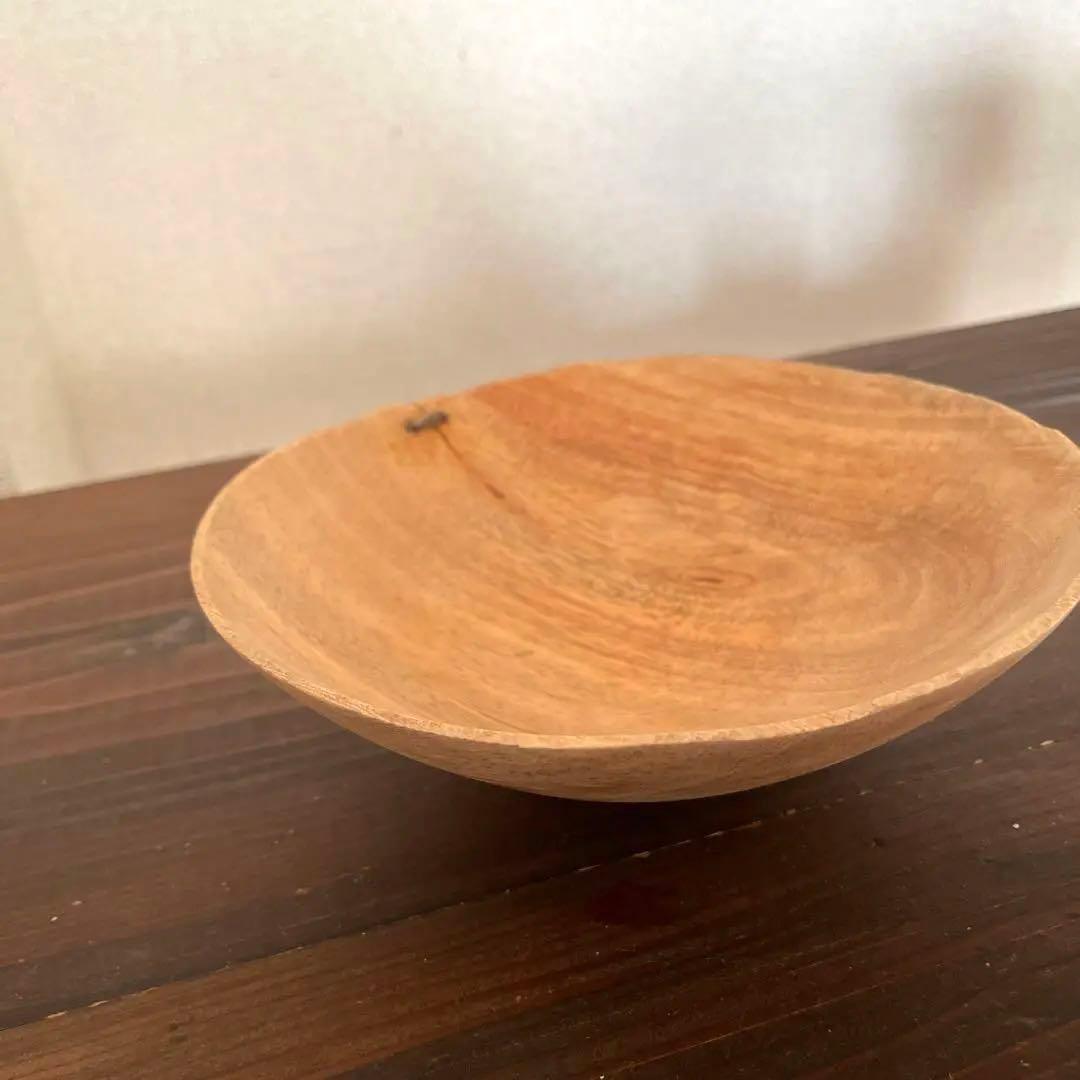 素敵な木製器　【藤本健 / 約 Φ170× H55mm】