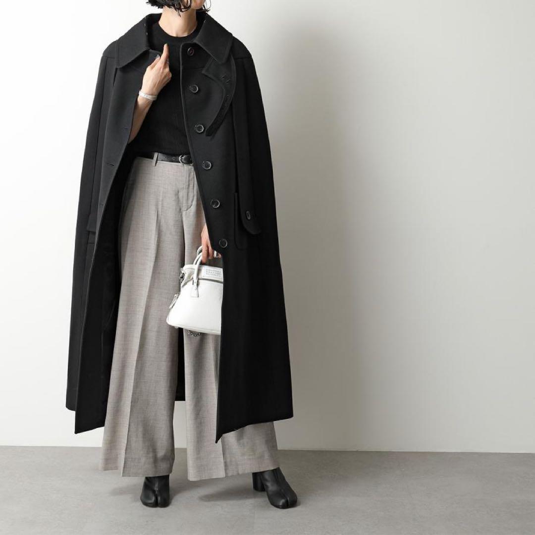 マルジェラ　Maison Margielaロングポンチョ　コート