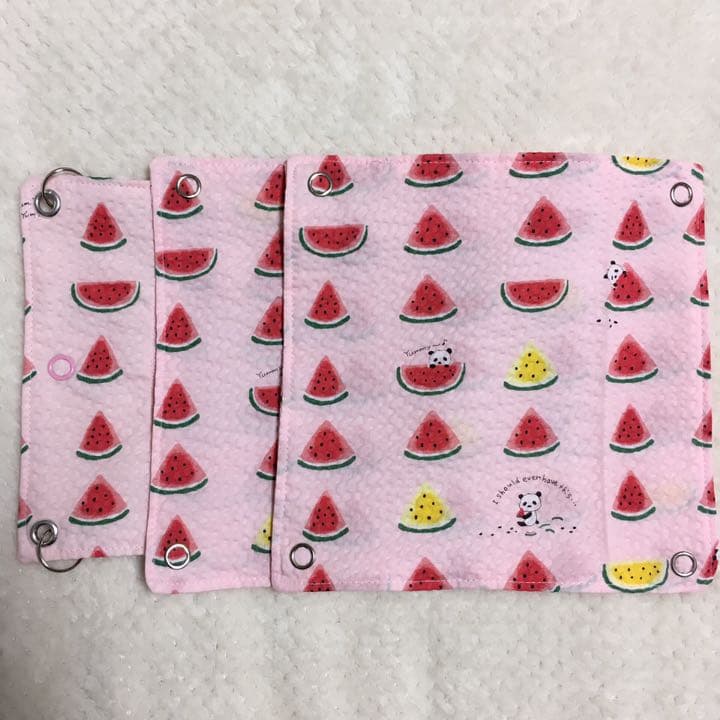 モモンガハウス(パンダスイカ柄)  夏仕様  涼しい夏生地を使用❗️1600円